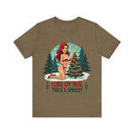 I Like Em' Real Thick & Sprucey Sarcastic Christmas T-Shirt