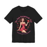 Vintage-Inspired Pink Pomegranate Club Persephone Tee, Retro Coquette Graphic Shirt