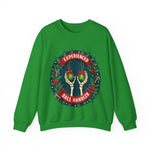 Experienced Ball Handler Funny Christmas Sweatshirt, Gothic Christmas Humor Sweater