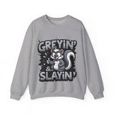 Greyin' & Slayin' Unisex Crewneck Sweatshirt