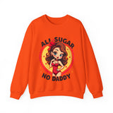 All Sugar No Daddy Sweatshirt: Retro Pin-Up Girl Crewneck