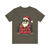 Gangsta Wrapper Sarcastic Christmas Tee
