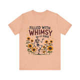 Whimsical Skeleton Tee - Filled with Whimsy and Rage Funny T-Shirt