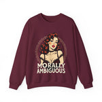 Morally Ambiguous Vintage Pinup Crewneck Sweatshirt