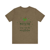Mistletoe Kisses Christmas Tee - Festive & Funny Holiday Apparel