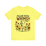 Whimsical Skeleton Tee - Filled with Whimsy and Rage Funny T-Shirt