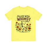 Whimsical Skeleton Tee - Filled with Whimsy and Rage Funny T-Shirt