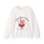 Cute Piggie Bacon Funny Crewneck Sweatshirt