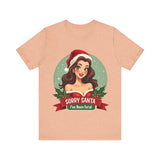 Funny Christmas Pin Up Girl T-Shirt - Sarcastic Coquette Tee