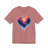 Cosmic Heart T-Shirt: Love & Space Graphic Tee