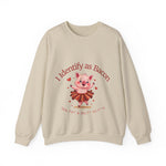 Cute Piggie Bacon Funny Crewneck Sweatshirt
