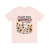 Whimsical Skeleton Tee - Filled with Whimsy and Rage Funny T-Shirt