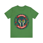 Experienced Ball Handler Funny Christmas T-Shirt: Gothic Christmas Humor Tee