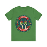 Experienced Ball Handler Funny Christmas T-Shirt: Gothic Christmas Humor Tee