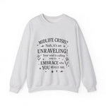 Midlife Crisis Unraveling Crewneck Sweatshirt