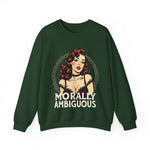 Morally Ambiguous Vintage Pinup Crewneck Sweatshirt