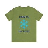 Cute Frosty Christmas Tee - "Frosty's First Baby Picture" Whimsical Christmas T-Shirt