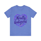 Morally Ambiguous Unisex Short Sleeve Tee