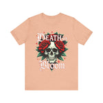 Gothic Floral Skull T-Shirt - Death in Bloom Tee