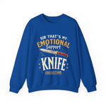 Funny Emotional Support Knife Sweatshirt
