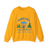 North Pole Bed & Breakfast Christmas Sweater - Cozy Holiday Sweatshirt