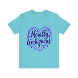 Morally Ambiguous Unisex Short Sleeve Tee