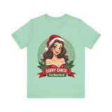 Funny Christmas Pin Up Girl T-Shirt - Sarcastic Coquette Tee