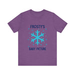 Cute Frosty Christmas Tee - "Frosty's First Baby Picture" Whimsical Christmas T-Shirt