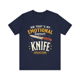 Emotional Support Knife Funny Graphic T-Shirt
