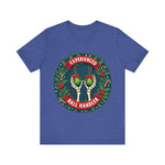 Experienced Ball Handler Funny Christmas T-Shirt: Gothic Christmas Humor Tee