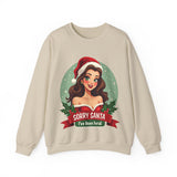 Funny Christmas Coquette Pin Up Girl Sweatshirt, Sarcastic Coquette Christmas Sweater