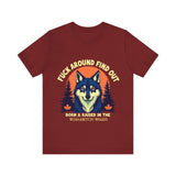 Sarcastic FAFO Wolf Tee