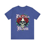 Gothic Floral Skull T-Shirt - Death in Bloom Tee