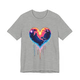 Cosmic Heart T-Shirt: Love & Space Graphic Tee