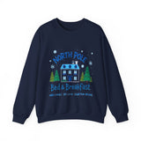 North Pole Bed & Breakfast Christmas Sweater - Cozy Holiday Sweatshirt