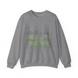 Matrix-Inspired Crewneck Sweatshirt - Reality is a Matrix Sweater