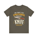 Emotional Support Knife Funny Graphic T-Shirt