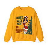 Whimsical Christmas Sweater - Funny 3 Wise Men Christmas Sweatshirt