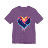 Cosmic Heart T-Shirt: Love & Space Graphic Tee