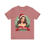 Funny Christmas Pin Up Girl T-Shirt - Sarcastic Coquette Tee