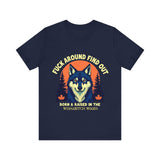 Sarcastic FAFO Wolf Tee