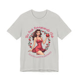 Vintage-Inspired Pink Pomegranate Club Persephone Tee, Retro Coquette Graphic Shirt