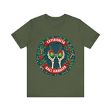 Experienced Ball Handler Funny Christmas T-Shirt: Gothic Christmas Humor Tee