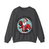 Stop Staring At My Package Funny Christmas Sweatshirt