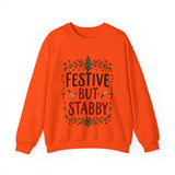 Festive but Stabby Sarcastic Sweatshirt
