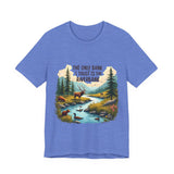 Funny Nature-Inspired Graphic Tee - Sarcastic "Only Bank I Trust is the Riverbank" T-Shirt