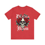 Gothic Floral Skull T-Shirt - Death in Bloom Tee