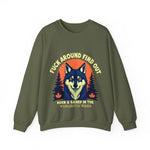 Sarcastic FAFO Wolf Sweatshirt, Funny FAFO Statement Sweater
