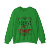 Festive but Stabby Sarcastic Sweatshirt