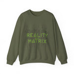 Matrix-Inspired Crewneck Sweatshirt - Reality is a Matrix Sweater